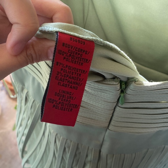 JS Collections Mint Green Pleated Midi Dress - Picture 7 of 9